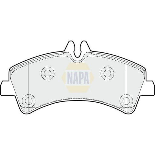 NAPA Rear Brake Pad Set NBP1077