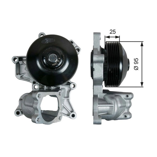 Gates Engine Cooling Water Pump WP0121