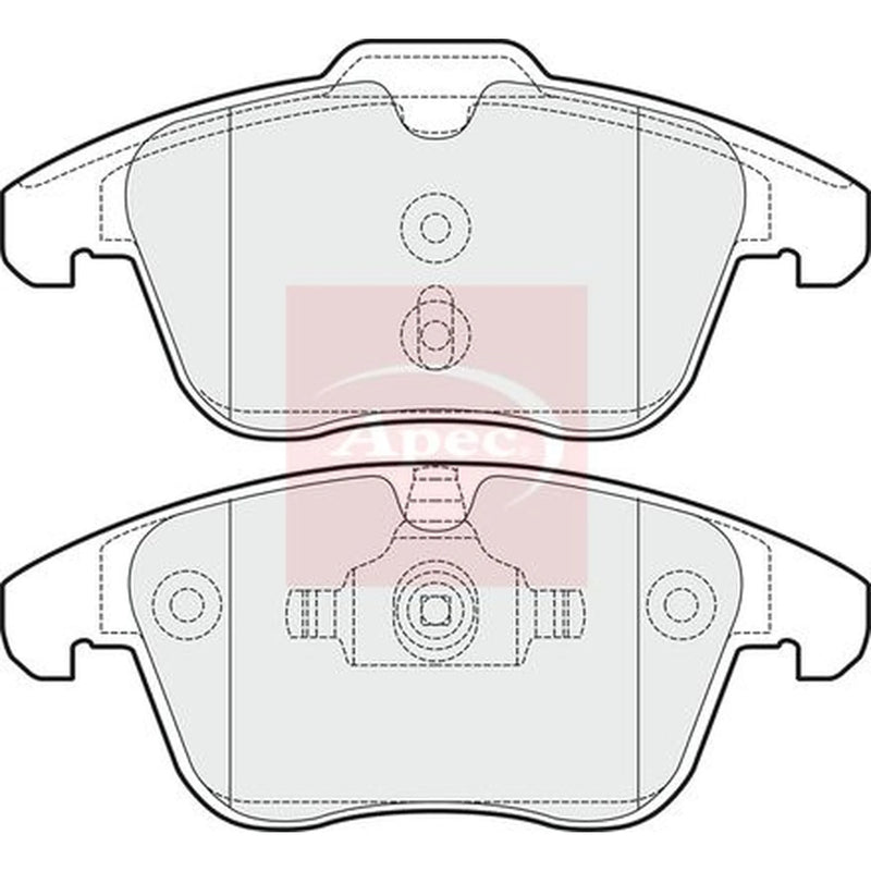 Apec Front Brake Pad Set PAD1503