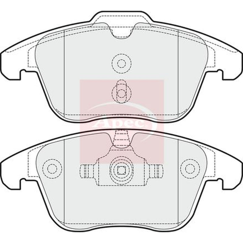 Apec Front Brake Pad Set PAD1503