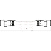 Apec Brake Hydraulic Hose Line Rear Right HOS3955