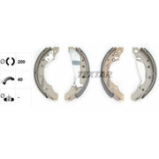 Textar Brake Shoe Set Axle Kit 91018300