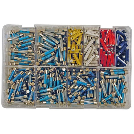 Connect Assorted Glass & Continental Auto Fuses 480pc - CPL