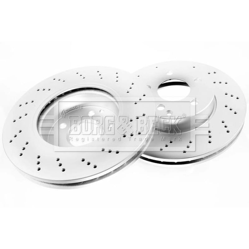 Borg & Beck 2 x / Front Brake Discs BBD4800