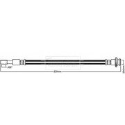 Borg & Beck Brake Hydraulic Hose Line Rear BBH8222