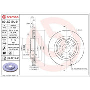 Brembo Rear Brake Discs 09.C219.41