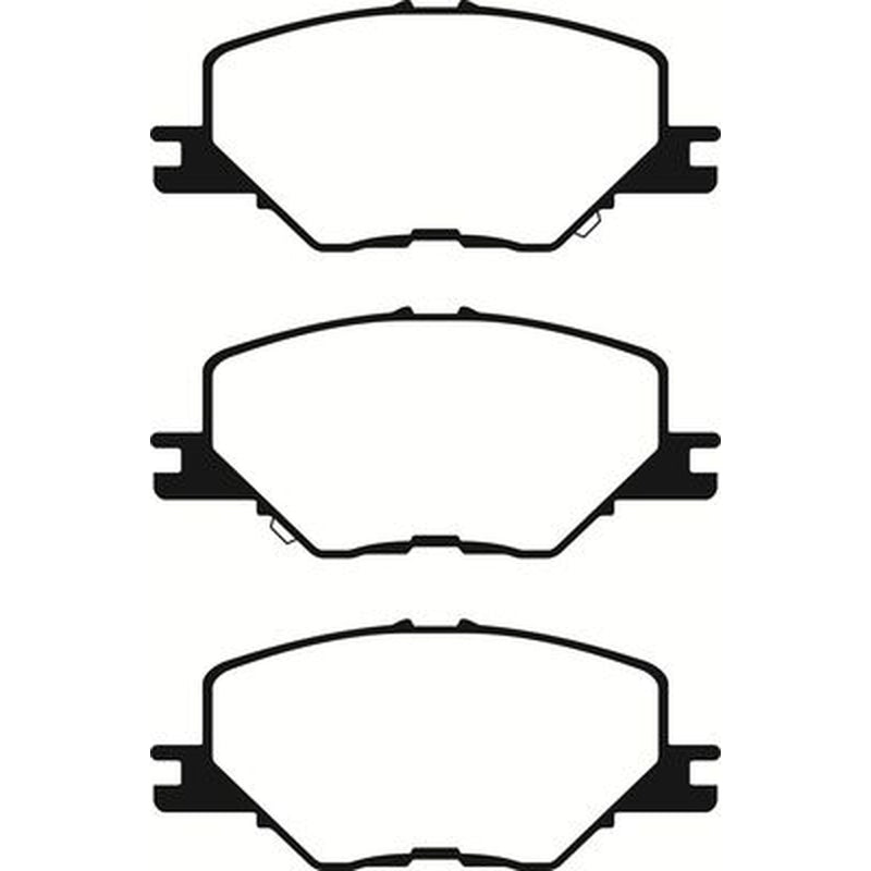 Abtex Front Brake Pad Set PLU2559