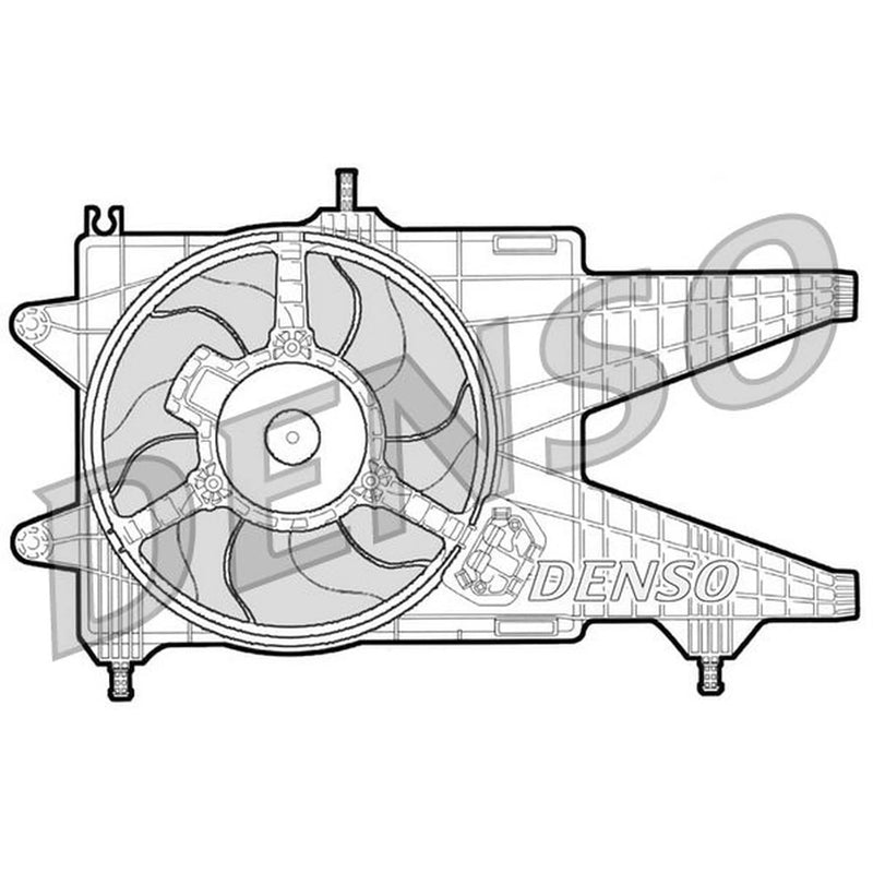 Denso Engine Cooling Fan DER09038