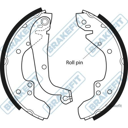 Apec Brake Shoe Set Axle Kit BSH1091