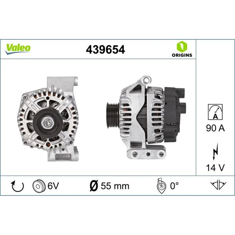 Valeo Car Alternator 12V 439654
