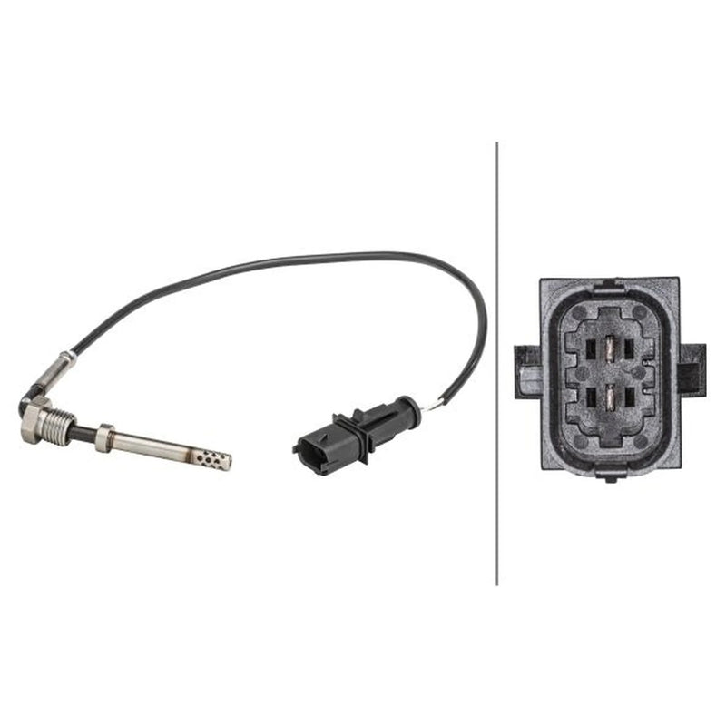 Hella Exhaust Gas Temperature Sensor before soot particulate 6PT 358 181-201