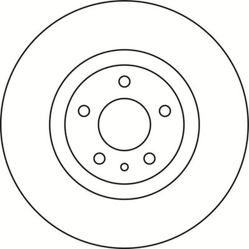 Abtex 2 x Vented Front Brake Discs BD1839V