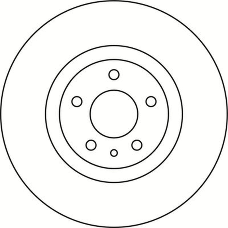 Abtex 2 x Vented Front Brake Discs BD1839V