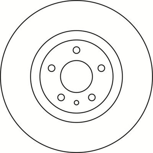 Abtex 2 x Vented Front Brake Discs BD1839V