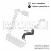 First Line Intercooler Turbo Charge Air Hose FTH1308