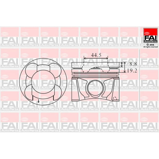 FAI Piston Cylinder Bore = PK17-050