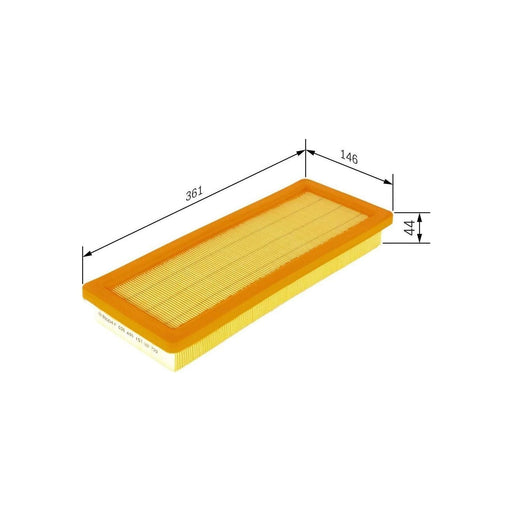 Genuine Bosch Car Air Filter S0151 Fits Mini Cooper S - 1.6 - 06-11 F026400151 Bosch  - Town Parts
