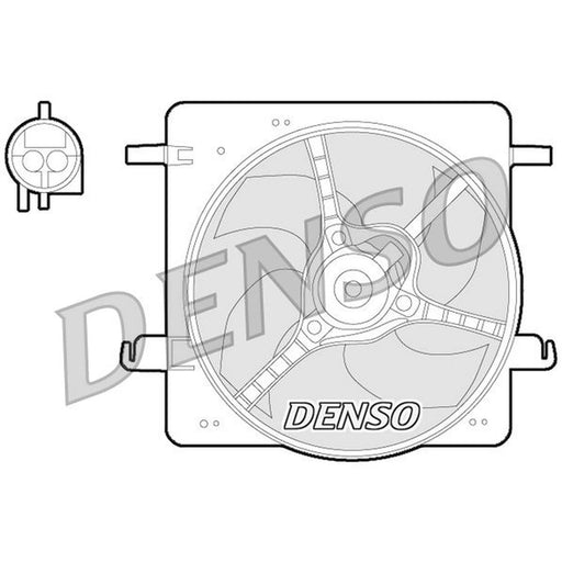 Denso Engine Cooling Fan DER10008