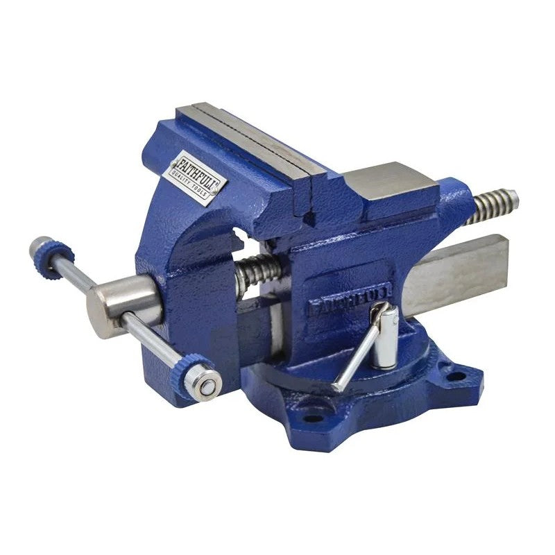 Faithfull Light-Duty Mechanics Vice 100mm (4in) - FAIMV100SGLD