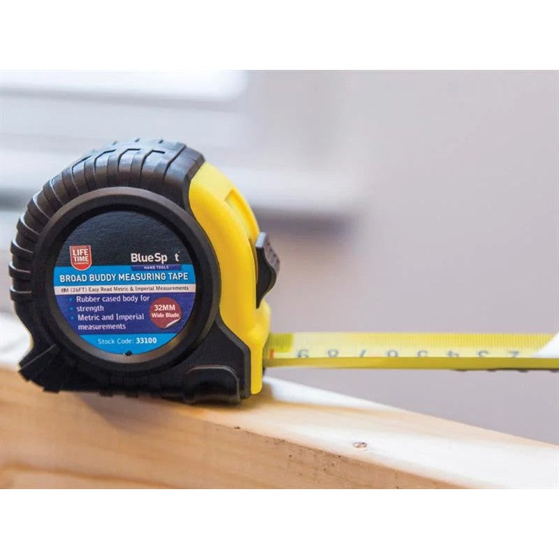 BlueSpot Tools Broad Buddy Pocket Tape 8m/26ft (Width 32mm) - 33100