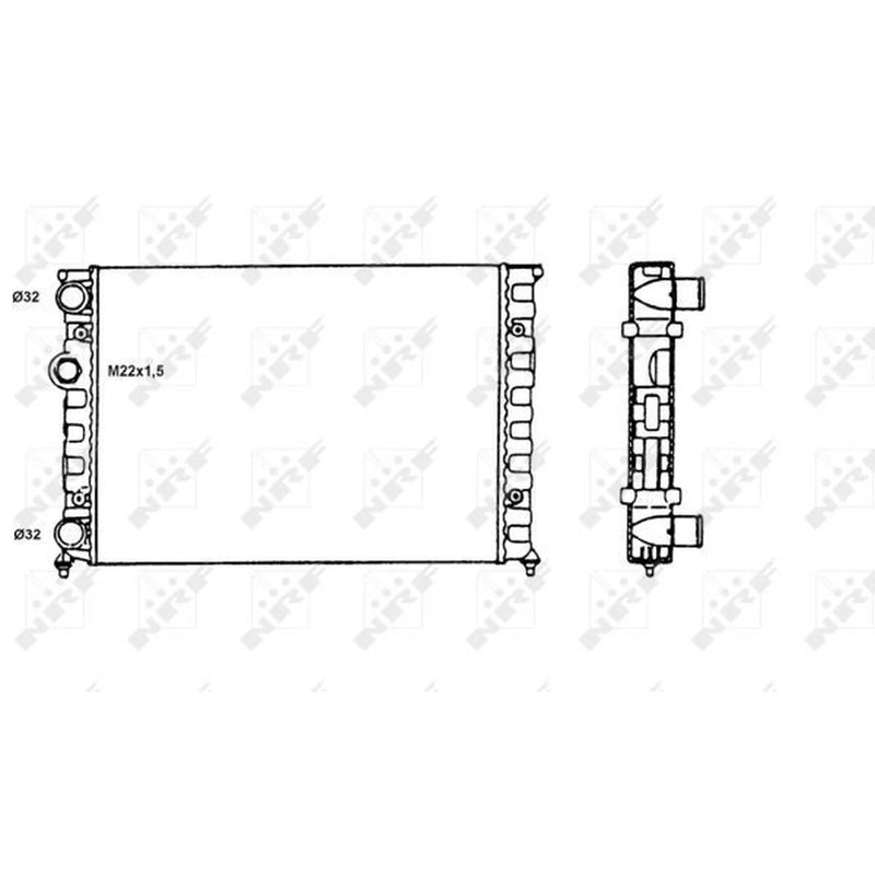 NRF Engine Radiator 58819