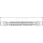 Apec Brake Hydraulic Hose Line Rear Left HOS3814