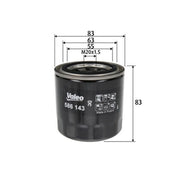 Valeo Engine Oil Filter 586143