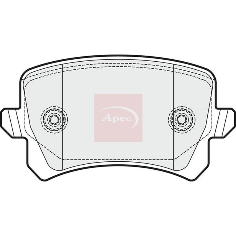 Apec Rear Brake Pad Set PAD1654