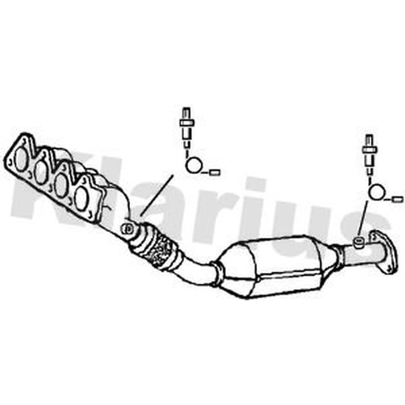 Klarius Catalyst Type Approved With Pipe 321690