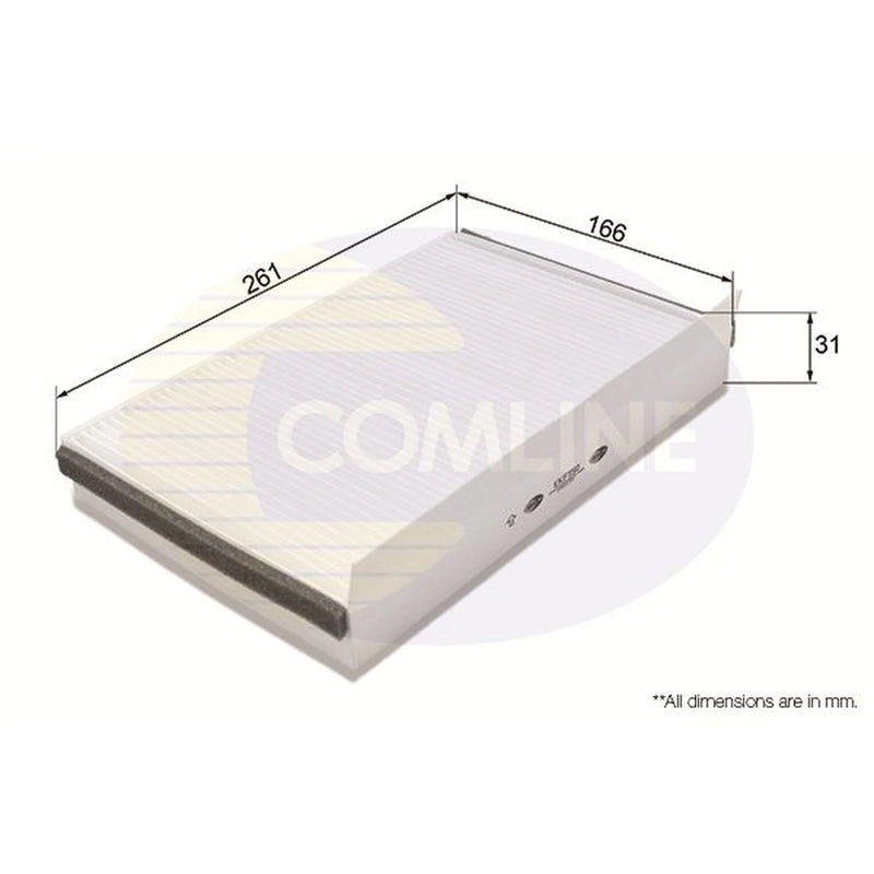 Comline Cabin Air Filter (Pollen Filter) EKF150