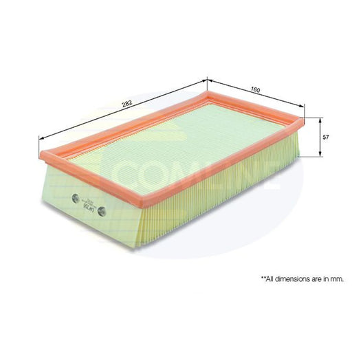Comline Engine Air Filter EAF356