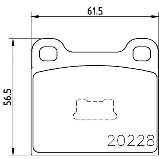 Mintex Front Brake Pad Set MDB1081