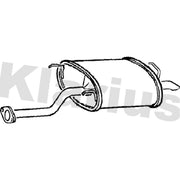 Klarius Box With Tail Pipe Rear RR321X