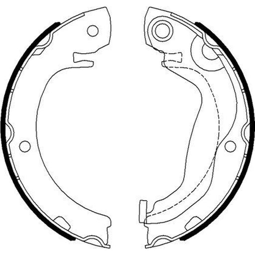Mintex Parking Brake Shoe Set MFR694