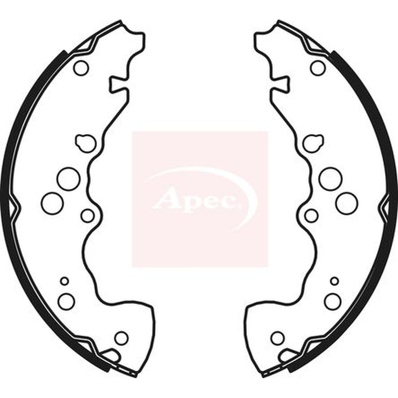 Apec Brake Shoe Set Axle Kit SHU803