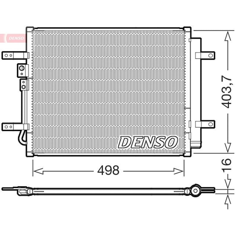 Denso Air Conditioning Condenser DCN41025