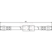 Apec Brake Hydraulic Hose Line Front HOS3625