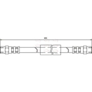 Apec Brake Hydraulic Hose Line Front HOS3625