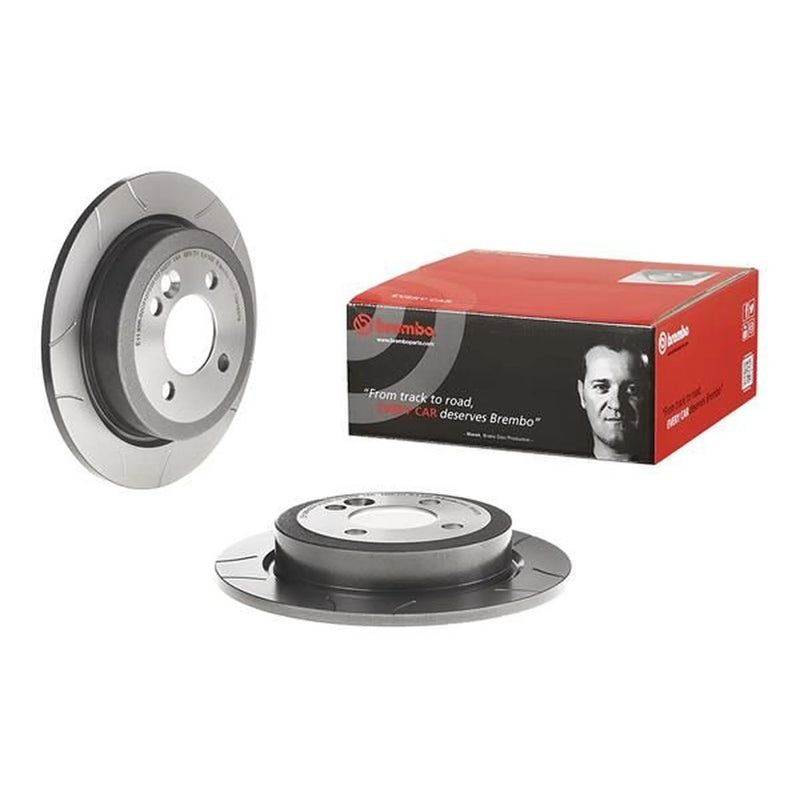 Brembo 2 x Slotted Rear Brake Discs 08.9163.75