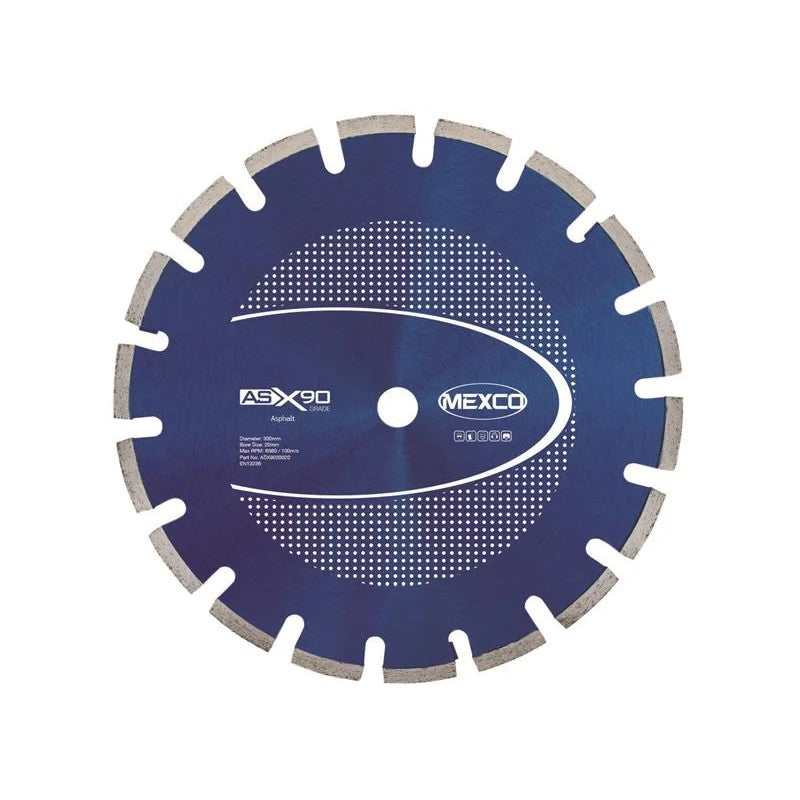 MEXCO Asphalt X90 Grade Diamond Blade 300 x 20mm - ASX9030020