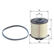 Bosch Fuel Filter Element F 026 402 062