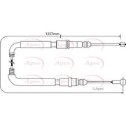 Apec Handbrake Cable Left Rear CAB1057