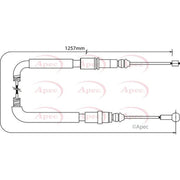 Apec Handbrake Cable Left Rear CAB1057