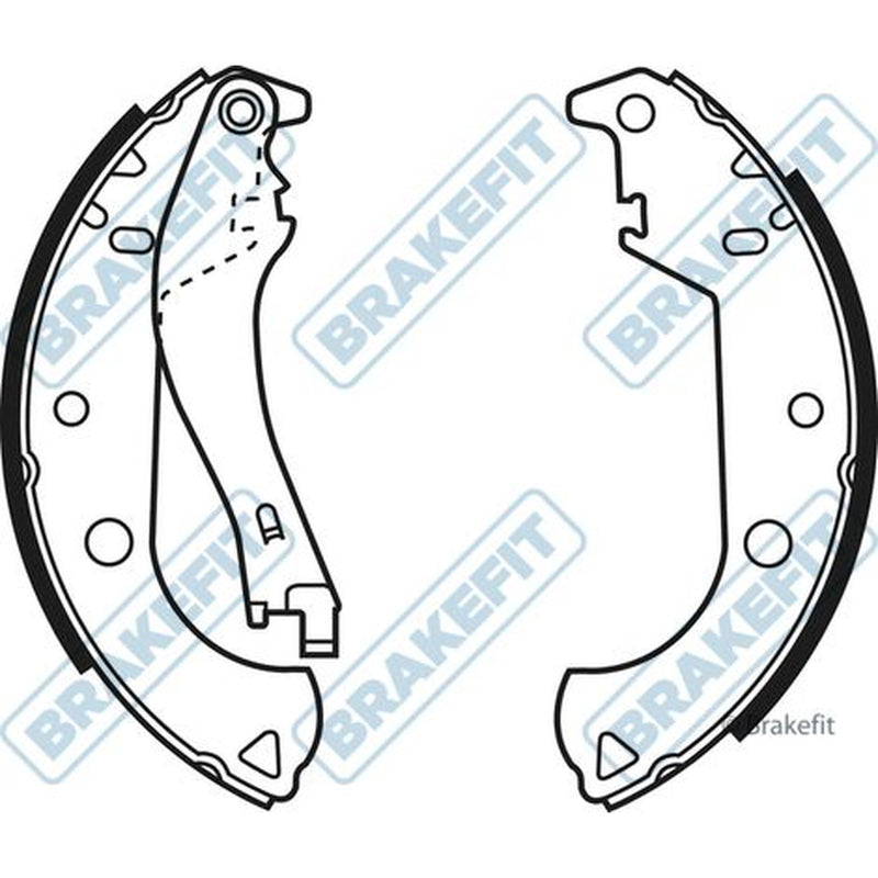 Apec Brake Shoe Set Axle Kit BSH1112