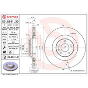 Brembo 2 x Front Brake Discs 09.8841.31