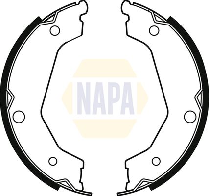 NAPA Parking Brake Shoe Set