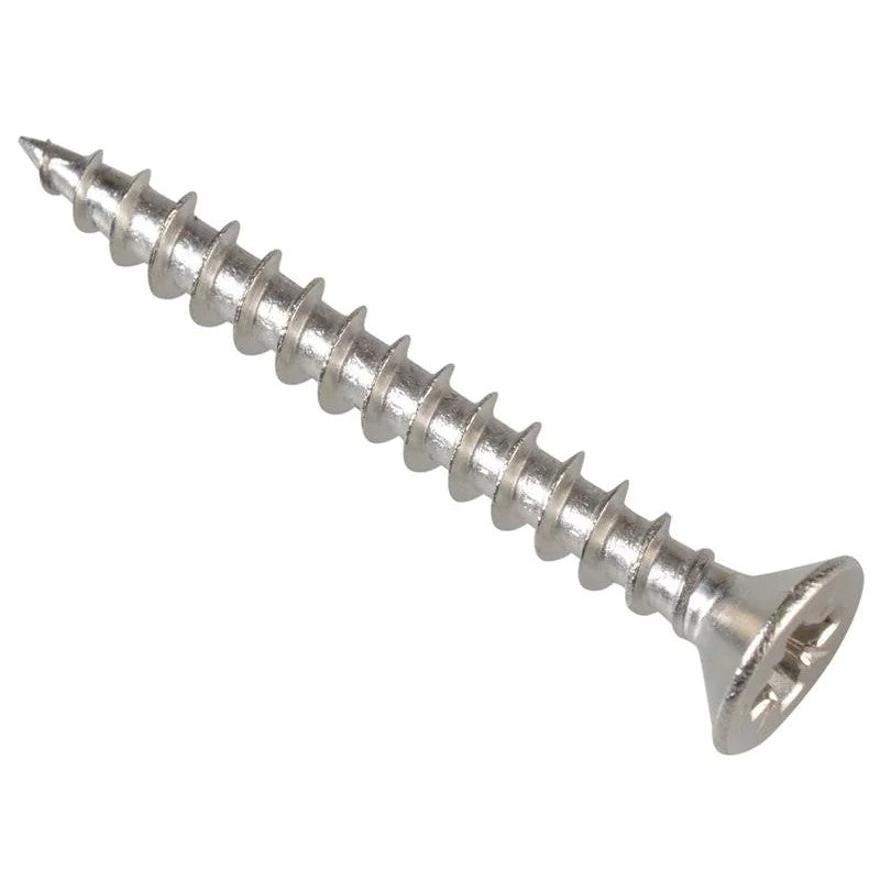 ForgeFix Multi-Purpose Pozi Compatible Screw CSK ST S/Steel