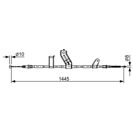 Bosch Handbrake Cable Right Rear 1 987 482 523