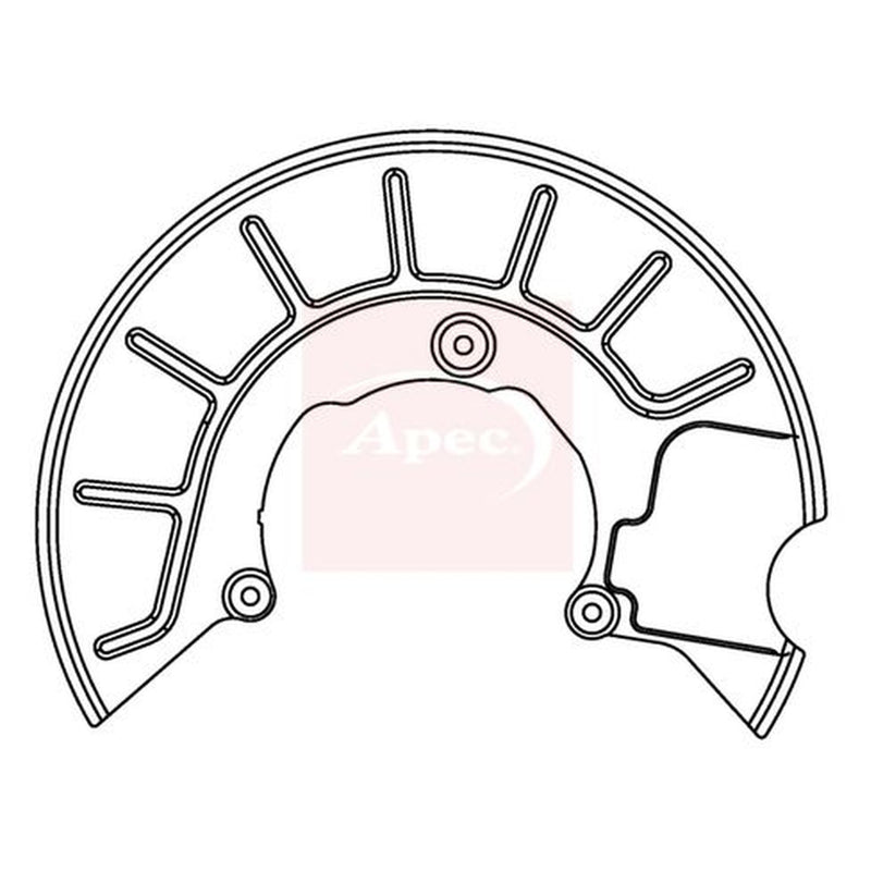 Apec Brake Disc Splash Guard Front Left ASG1049