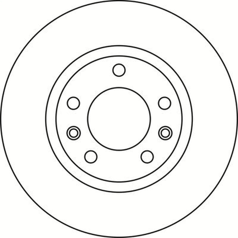Abtex 2 x Solid Rear Brake Discs BD1903S
